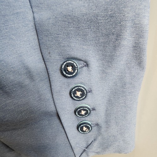NWT William Murray Jacket Club Performance Button Up Blazer Blue Men’s Size M - Picture 5 of 6