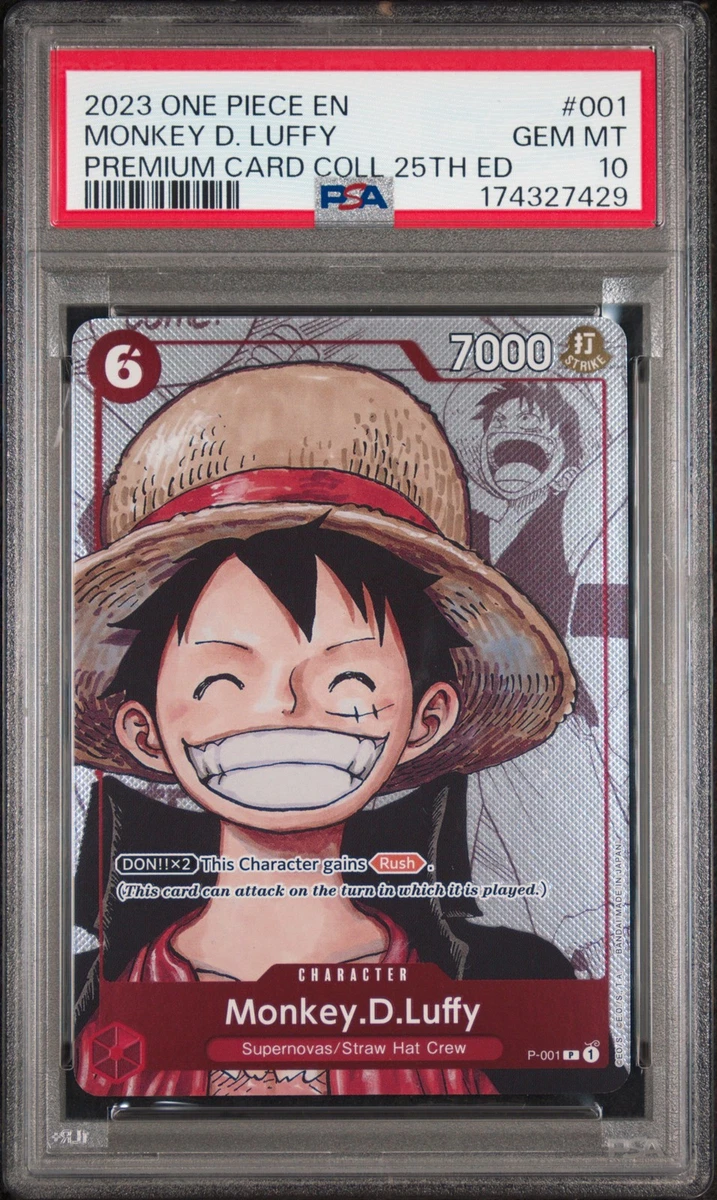 25+ Monkey.D.Luffy P-001 One Piece Promotion Cards for sale