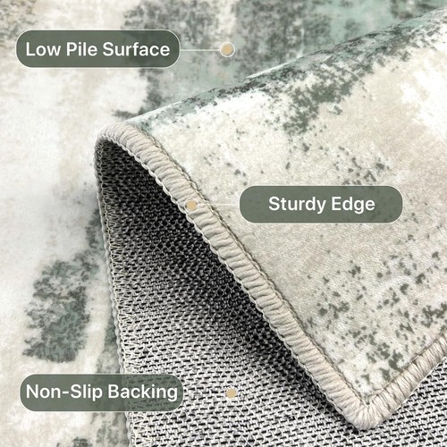 Area Rugs 5x7 for Living Room Bedroom, Modern Abstract Machine Washable Large... - Picture 7 of 7
