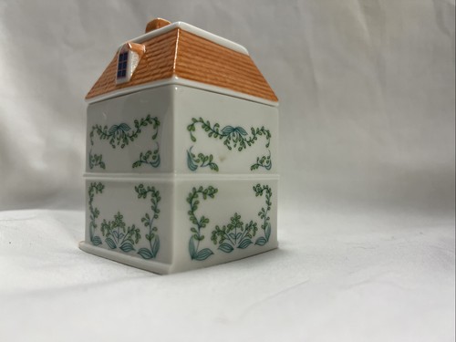 Casa tarro de especias de porcelana fina The Lenox Spice Village CINNAMON - De colección 1989 - Imagen 4 de 7