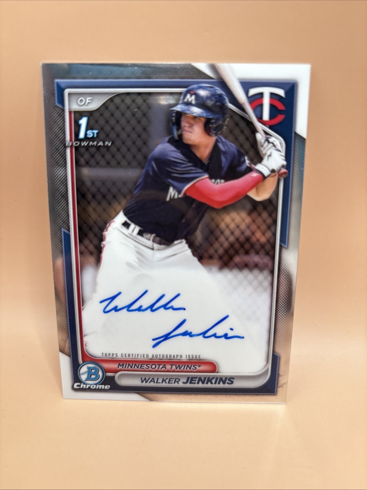🔥🔥🔥2024 Bowman - Chrome Prospect Autographs Walker Jenkins #CPA-WJ (AU, RC)