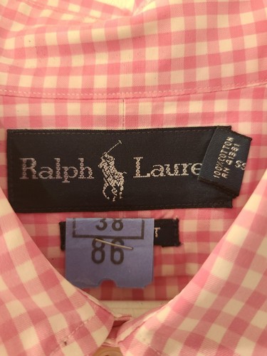 Ralph Lauren Mens Short Sleeve Button Down Shirt Plaid Checked Classic Fit - Picture 3 of 6