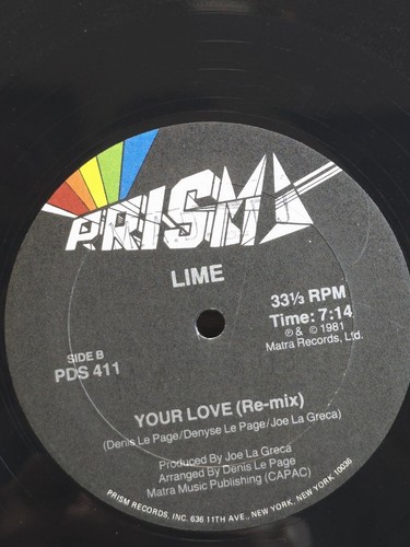 Lime - Come and Get Your Love (1982) Vinyl 12" Single • Dance Remix, LePage