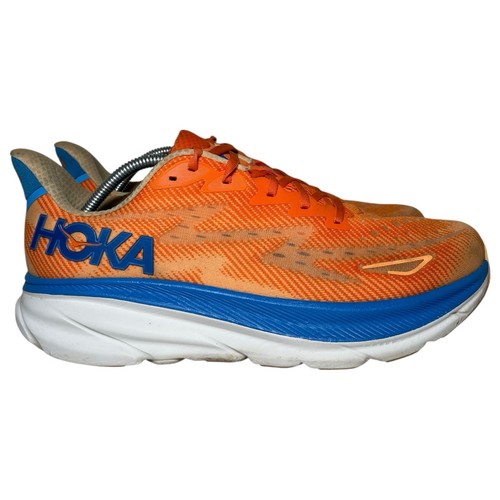 Hoka One One Clifton 9 Laufschuhe leuchtend orange Impala Herren Größe 11,5 D - Bild 1 von 18
