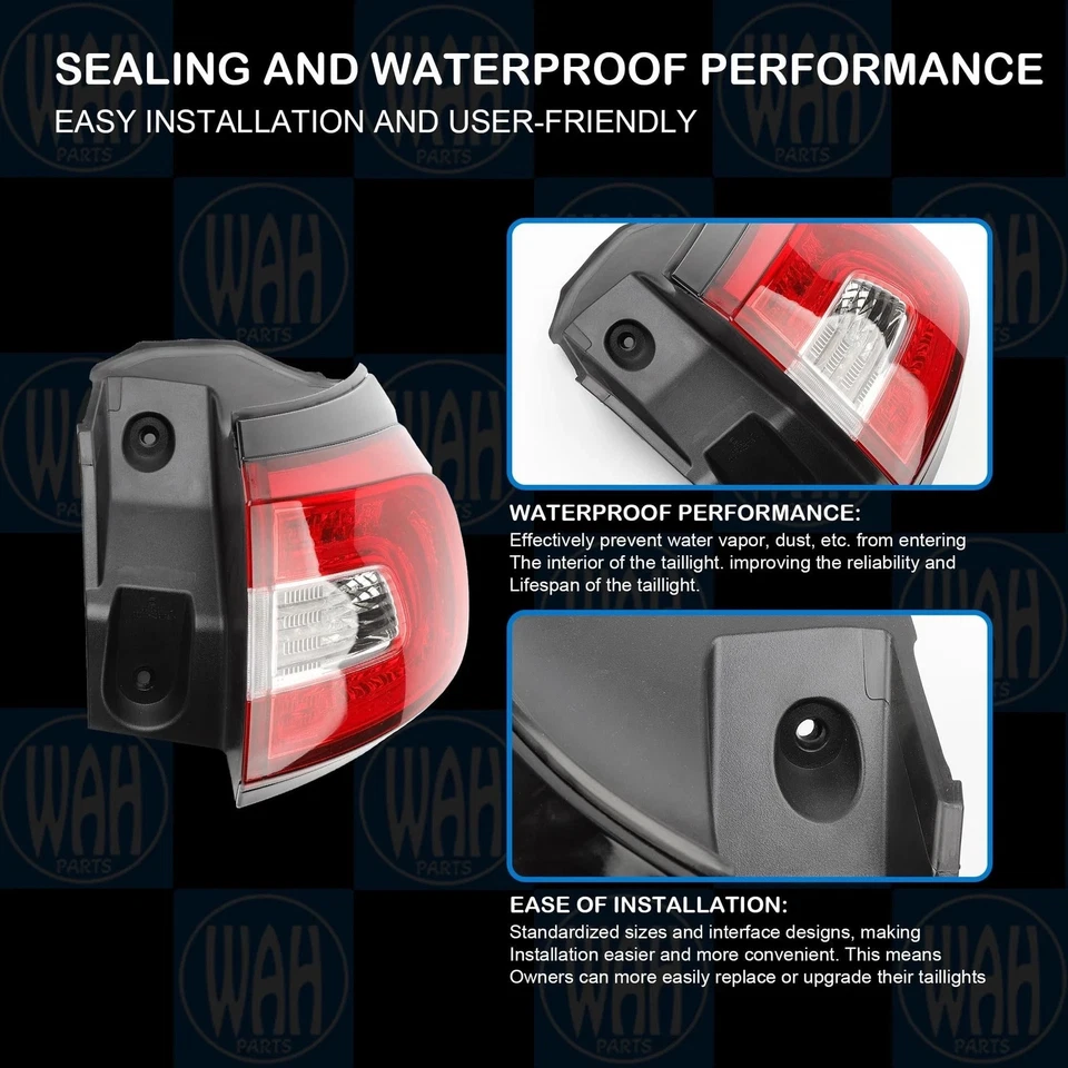 Passenger Side Tail Light Assembly Compatible With 2014-2018 Jeep Cherokee Re... - Bild 4 von 4