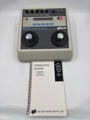 QED 6 Bio-Tek Analyser Tester Biomedical Medical calibrator UK DHL 2.7 VER