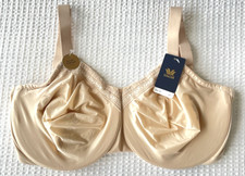 NWT Wacoal Bra 855213 Size 34I Perfect Primer Full Figure Underwire Sand New Nud