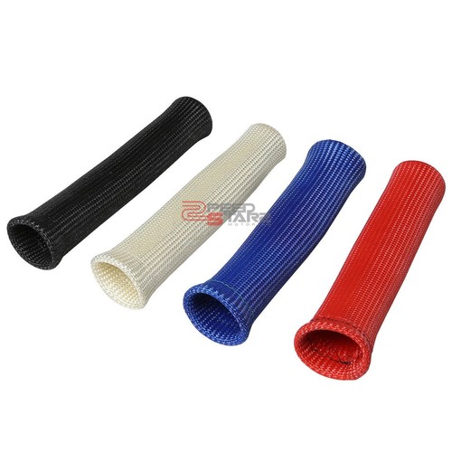 SPARK PLUG WIRE BOOT HIGH HEAT PROTECTOR SLEEVE COVER/SHIELD/GUARD/SHROUD WHITE - Picture 3 of 4