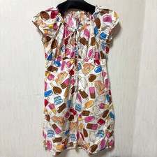 HYSTERIC GLAMOUR All-over Pattern Dress Ice Cream