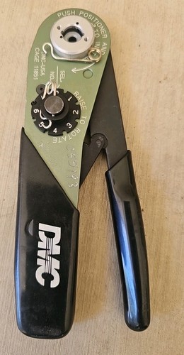 DMC DANIELS MH860 M22520/7-01 Miniature Adjustable Crimp Tool Lemo Positioner - Picture 1 of 9