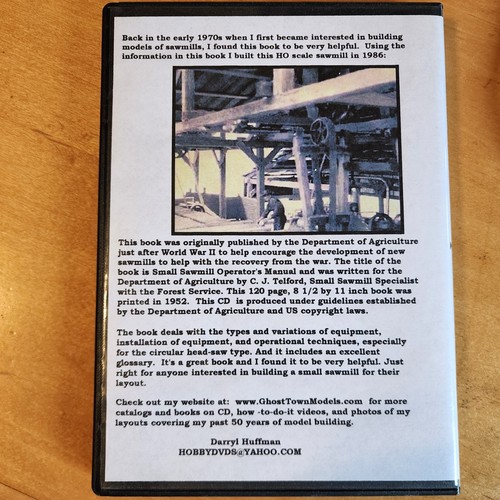 Small Sawmill Operators Manual US Dept Agriculture Jan 1952/58 No.27 On CD - Picture 2 of 3