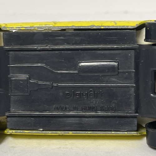 Vintage Playart 1980s Chevrolet Custom Yellow Van Back Doors Open! 1:64 Scale - Picture 7 of 8