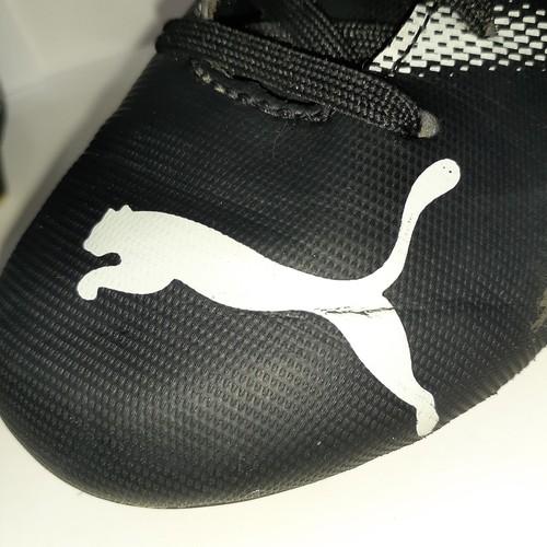 Puma Soccer Cleats Youth Size 1 black/blue - Picture 6 of 9