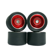 62mm Roller Skate Wheels - Aluminum Alloy Speed Skate Replacement Wheels with