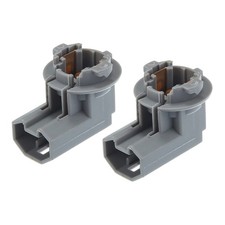 A ABSOPRO Tail Light Lamp Taillight Bulb Socket Holder 1.22''x0.79'', Gray