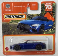 Matchbox Sealed new casting 2023 Mercedes -AMG SL 63 blue combine boxed shipping