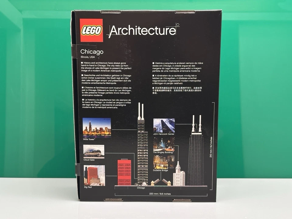 LEGO Architecture Chicago Set 21033 From 2017 With 444 Pieces NEW Condition - Image 2 of 4