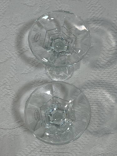 Vintage 24 % Bleikristall Kerzenhalter Paar 4" Klarglas Made in USA - Bild 11 von 17