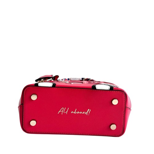 RADLEY The Anniversary Minis - London Bus - Red Leather Multiway Grab Bag - NEW - Picture 4 of 9