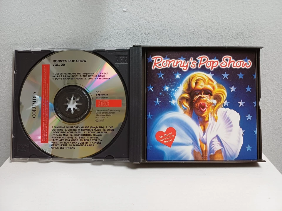 2 CD´s  Album " Ronny´s Pop Show Vol. 20 " Sony Music Entertainment 1992 - Bild 3 von 4