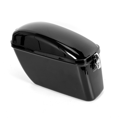 2x Universal Large Motorcycle Saddle Bags Hard Trunk Luggage Mounting Bracket - Picture 5 of 11