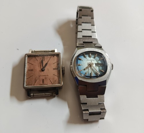 Universal Geneve (Cal.259) und Imado (Cal.ETA2658) Restposten 2 Uhren