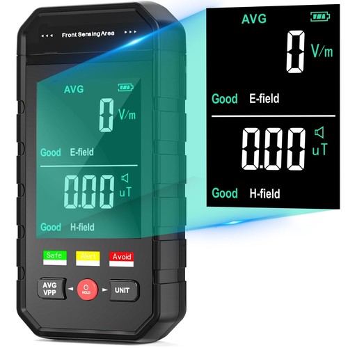 Medidor EMF, Detector de radiación de campo electromagnético digital portátil para EF, M...