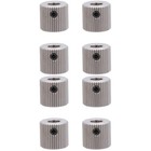  2 Pieces Antriebsriemenscheibe Extrudergetriebe Radteil Druckerzubehör