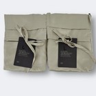 Restoration Hardware Italian Micro Pleat 600 Sateen Lumbar Sham Set Sand Tan