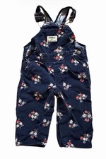 Vintage OshKosh Bgosh Kids Navy Corduroy Vestbak Overalls Made in USA 9 Months