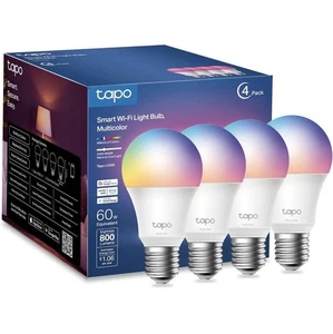 Tapo Ampoules lumineuses intelligentes, 16M Couleurs RGBW Appareil intelligent dimmable compatible- NEW