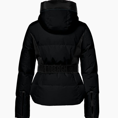 Goldbergh Lou Ski Jacket Black Waterproof Belted Down NWT US 8 (Runs Small) - Picture 6 of 13