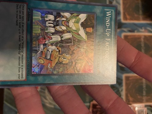 Yugioh Wind-Up Factory GENF-EN054 Super Rare 1st Edition LP - 第 3/9 張圖片