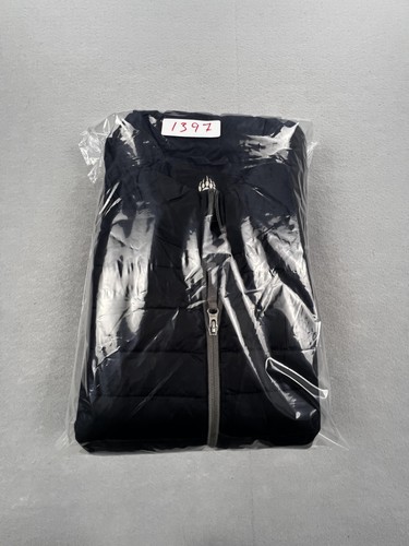 Alaskan Hardgear Vest Mens 2XL Black Gray Puffer Quilted Full Zip Warm Outdoor - Picture 15 of 15