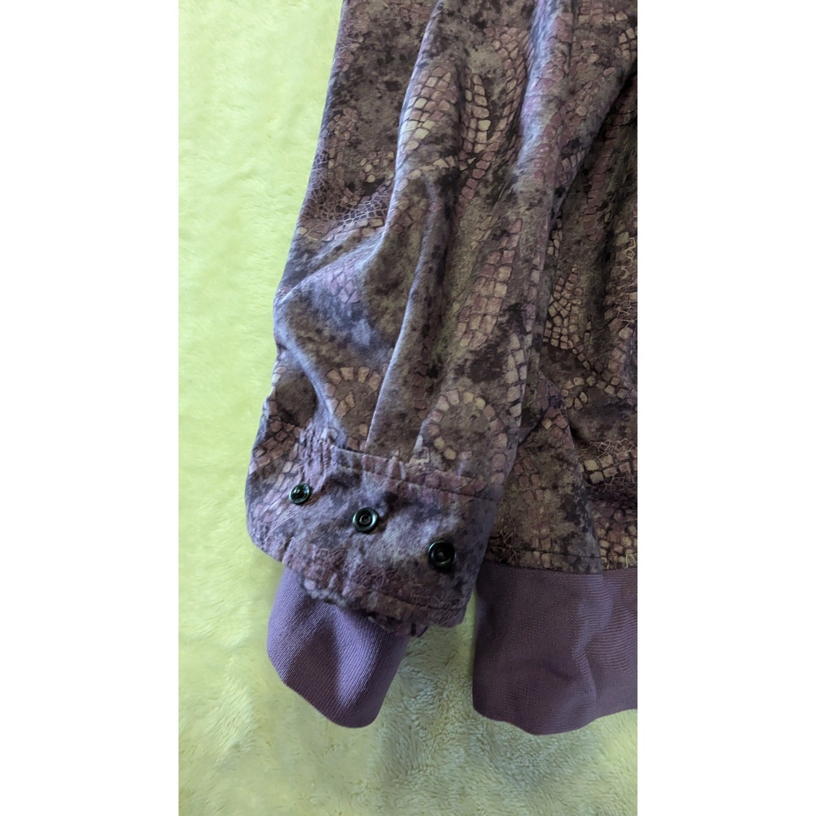 ZERO RESTRICTIONS Jacket Medium Quarter Button Go… - image 4