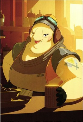 Star Wars Aunt Z Amy Beth Chrstenson Postcard Unposted