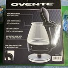 Ovente 1.5L Glass Electric Kettle BPA Free Auto Shut-Off Boil Dry Protection