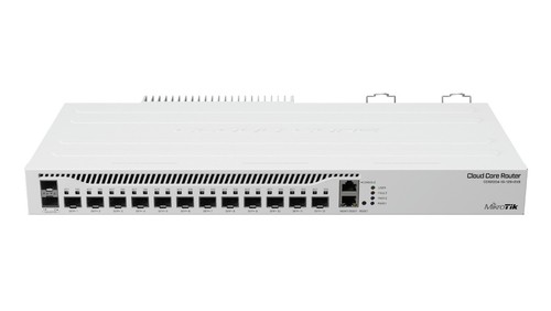 Router 12x SFP+, 2x SFP28, 1x RJ45 1000Mb/s MikroTik CCR2004-1G-12S+2XS - Bild 1 von 1