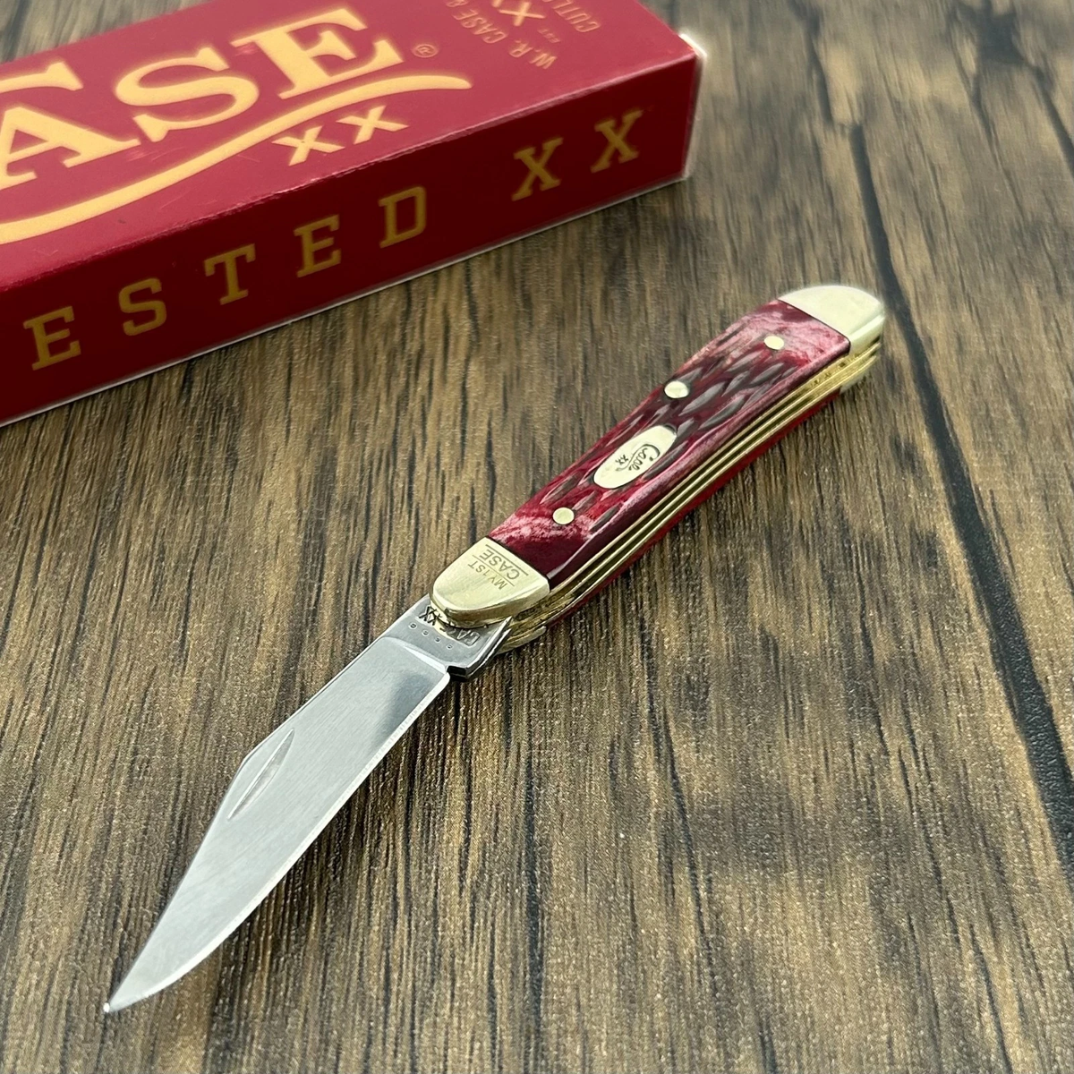 Case xx Knives Peanut Old Red Bone My First Case Pocket Knife