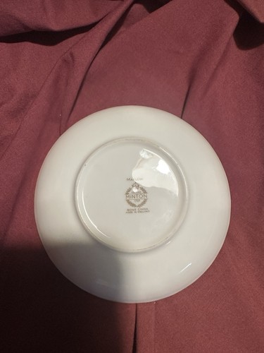 Minton Marlow Mermelada Plato Baratija Floral Tazón Poco Profundo Hueso China Inglaterra 4 3/8" Wow - Imagen 3 de 4
