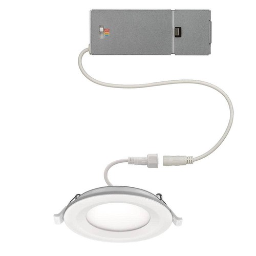ETI LIGHTING 4 Zoll Canless integrierte LED Einbauleuchte Blende mit Nachtlicht CCT - Bild 1 von 10