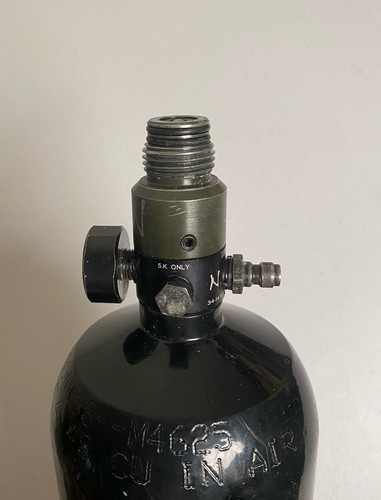 48/3000 Aluminum Ninja Paintball Tank W/cover Last Hydro Date Marked 10/20 - Picture 3 of 8