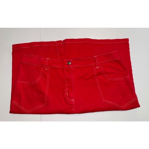 Gold Flava rot Bleistift Denim Größe 22 Plus Damen Rock - Bild 2 von 6