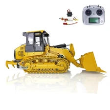 US Stock 1/14 Metal RC Hydraulic Tracked Loader JDM-188 963D 3CH Pump Car w/ I6S