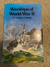 Warships of World War II - H.T. Lenton & J.J. Colledge - CLASSIC Reference Book!