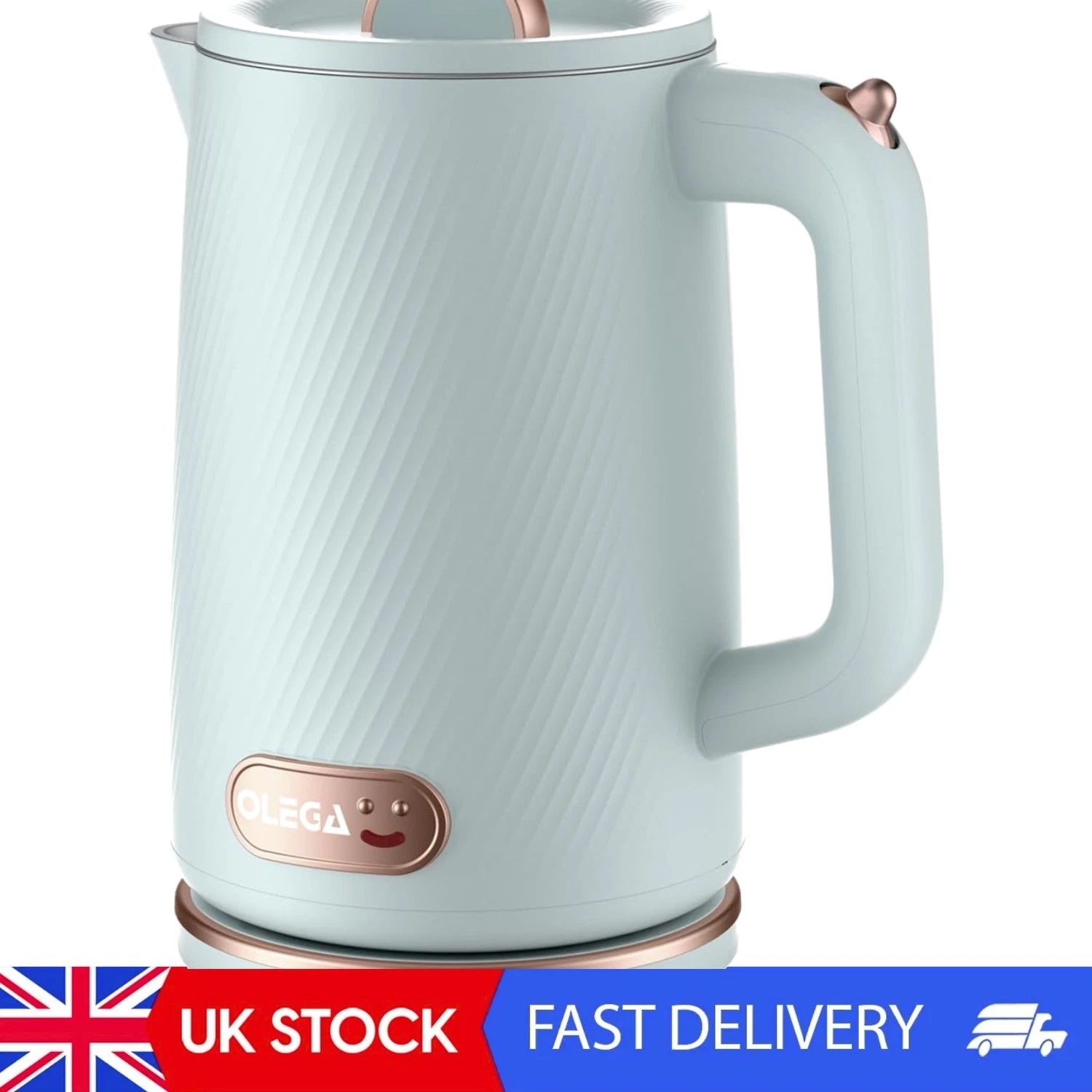 1800W Electric Kettle - 1.8L, Cool Touch & 304 Stainless Steel Interior