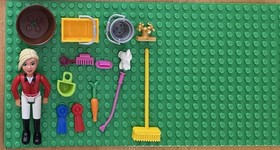 LEGO 7585 Partial Belville Horse Stable Orig. 2 instruction Books  Pony Parts