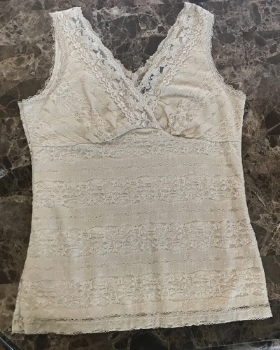 vintage y2k 00s academia bella elena cami shirt cutesy dollete babydoll kawaii M - Bild 4 von 20