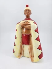 Vintage 1978 Hilton Hawaiian Village King Kamehameha Tiki Planter Rare 8" Tall