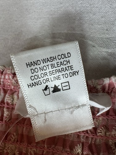 Kirious Los Angeles Pink Elfenbein Gingham Country Crop Top Junior Medium - Bild 7 von 10